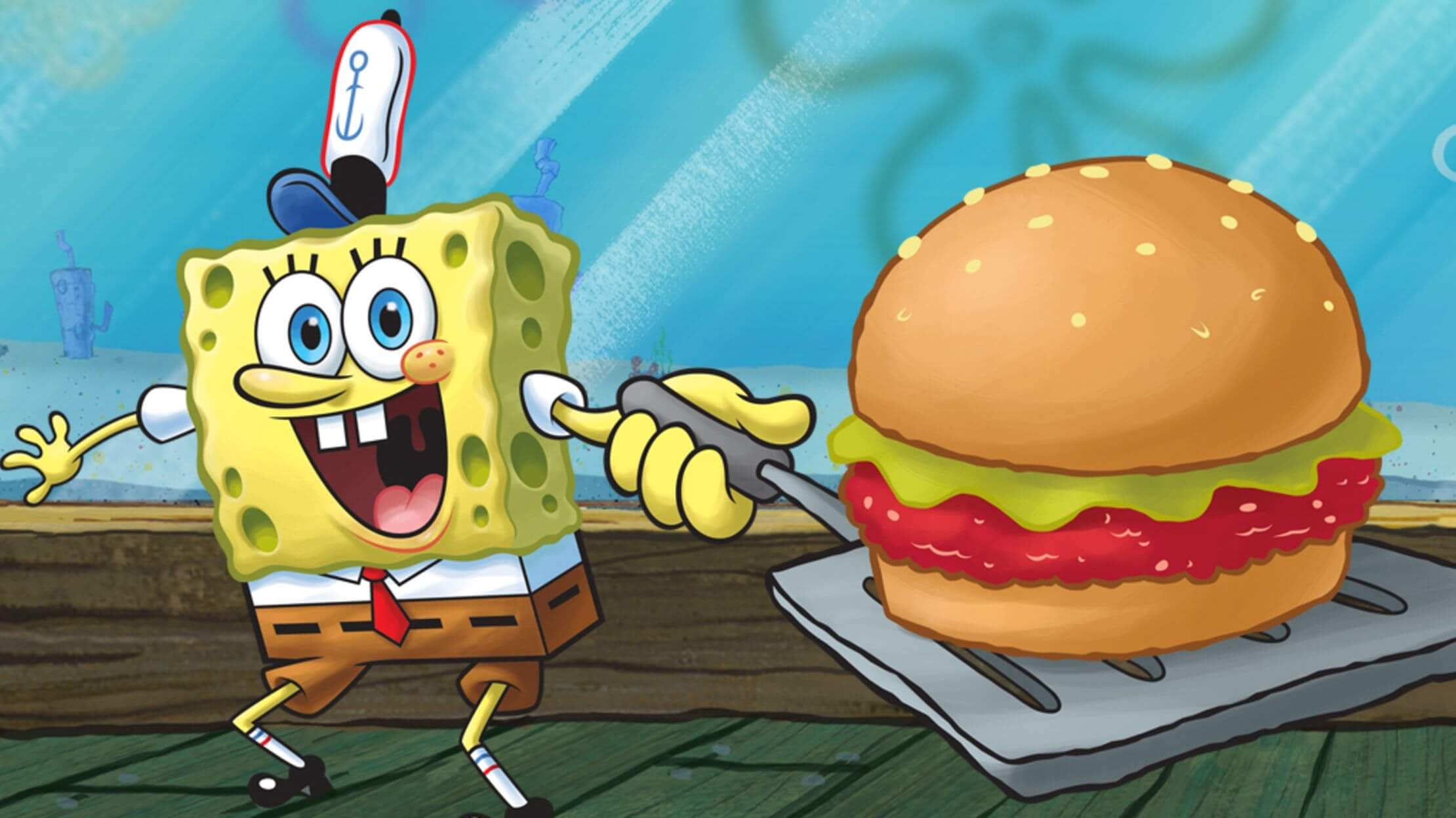 bob esponja hamburguer de siri